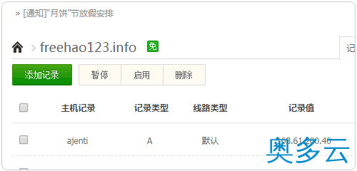 25、Ajenti开源免费的服务器管理面板和Ajenti V虚拟主机控制面板及安装与使用详细教程 - 奥多云