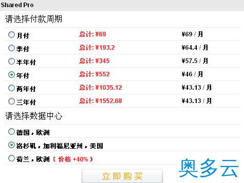 3、英国SugarHosts糖果主机VPS的购买流程与简单评测分享 - 奥多云