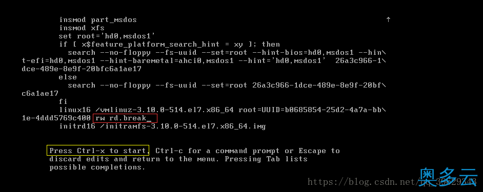 3、在Linux下修改和重置root密码的方法(超简单) - 奥多云