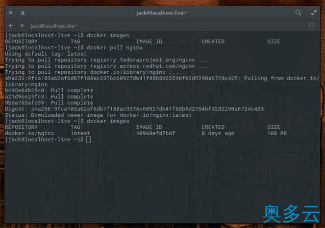 2、在Linux上安装和使用Docker的方法 - 奥多云