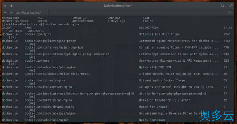 3、在Linux上安装和使用Docker的方法 - 奥多云