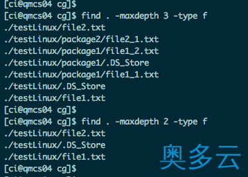 6、Linux 命令find之查找文件的示例 - 奥多云