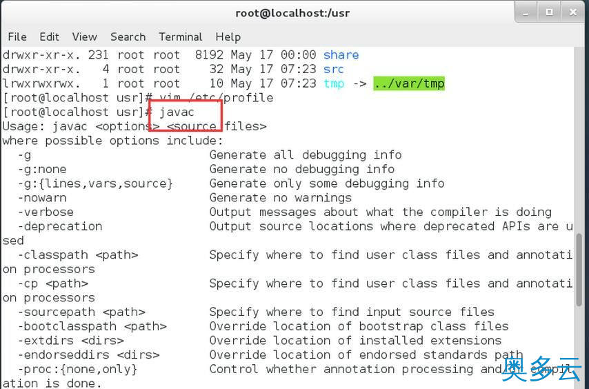 1、Linux学习第二篇 Java环境安装配置教程 - 奥多云