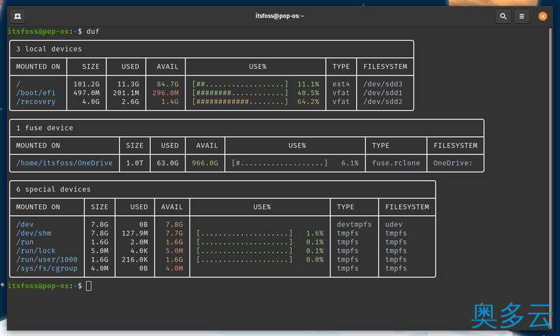 8、一些经典 Linux 命令的现代替代品 - 奥多云