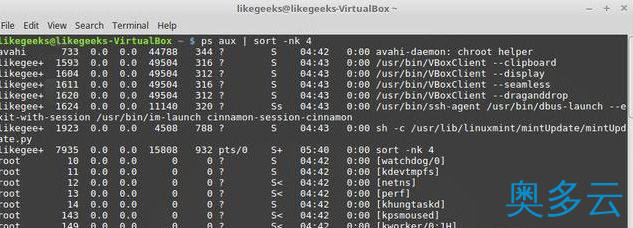 4、你可能会用到的16个Linux命令 - 奥多云