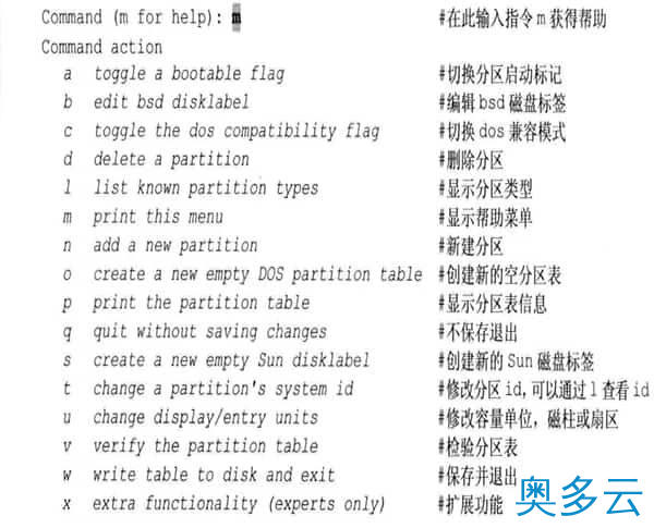 7、Linux硬盘分区 fdisk 和 parted命令详解 - 奥多云