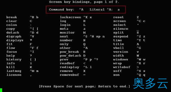 2、linux小技巧之利用screen管理你的远程会话 - 奥多云