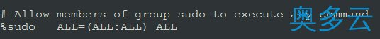 2、linux sudo命令详解 - 奥多云