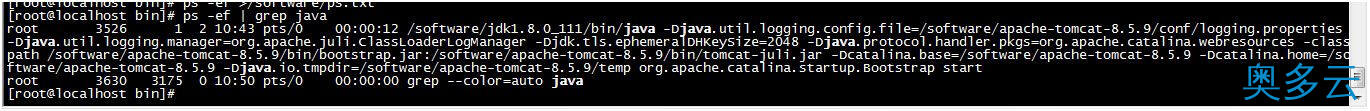 11、详解在Linux虚拟机下配置tomcat - 奥多云