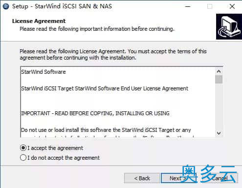 5、Starwind 配置 ISCSI 共享存储 - 奥多云