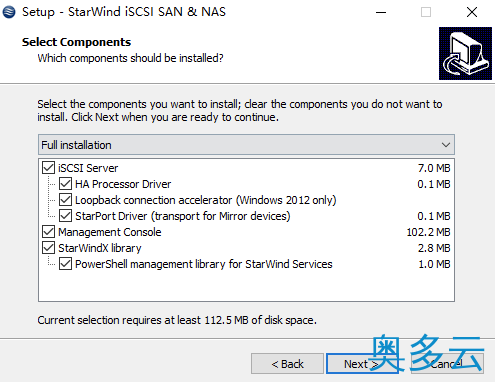 8、Starwind 配置 ISCSI 共享存储 - 奥多云