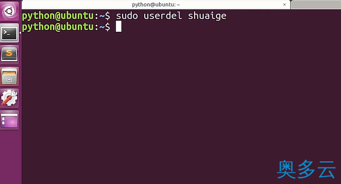 1、Ubuntu系统普通用户怎么删除? Ubuntu删除账户的教程 - 奥多云