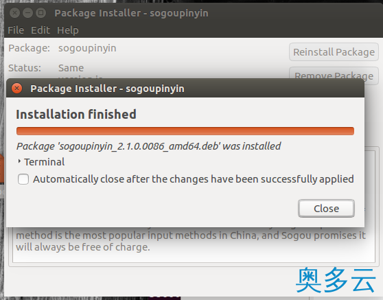 3、Ubuntu 16.04下无法安装.deb的解决方法 - 奥多云