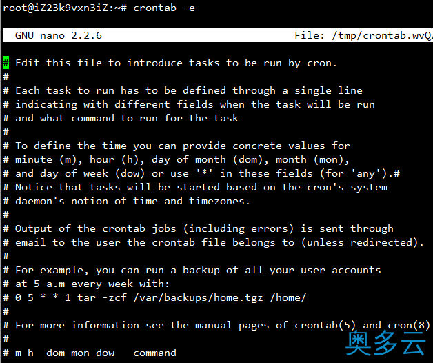 2、Ubuntu系统下用Crontab命令定时执行PHP文件详解 - 奥多云