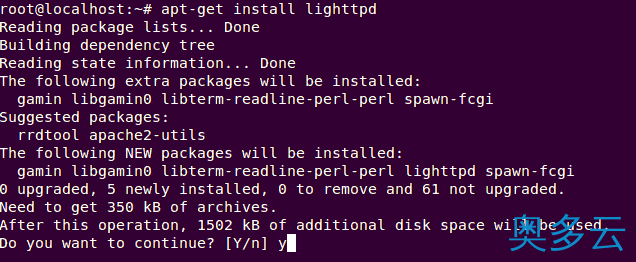 2、在 Ubuntu 15.04/CentOS 7 中安装 Lighttpd Web 服务器的方法 - 奥多云