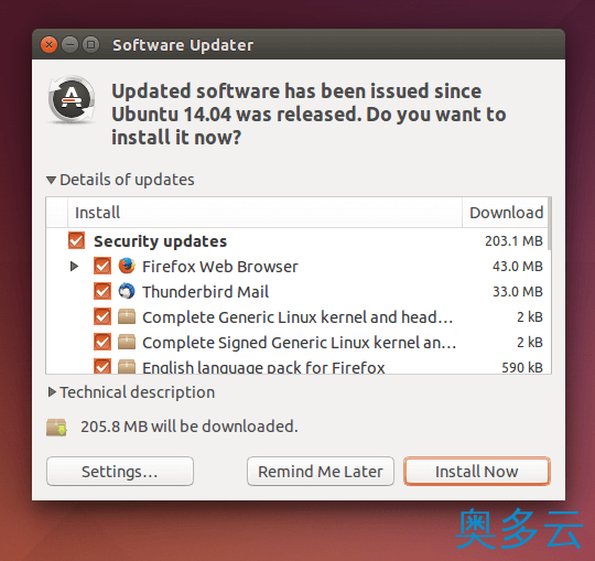 2、详解从Ubuntu 14.04 LTS版升级到Ubuntu 16.04 LTS - 奥多云