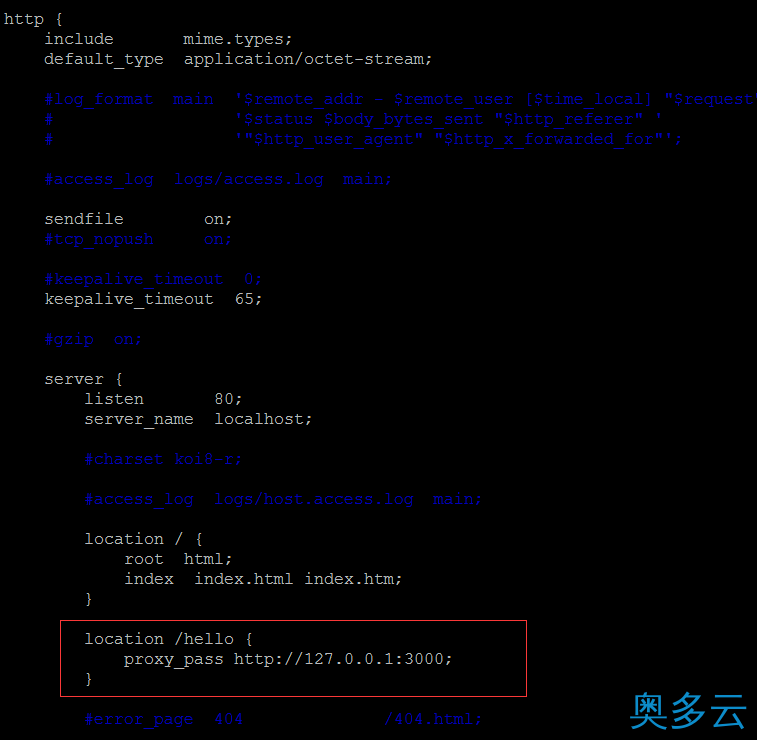 8、腾讯云（ubuntu）下安装 nodejs + 实现 Nginx 反向代理服务器 - 奥多云