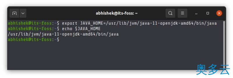 5、如何在 Ubuntu Linux 中正确地设置 JAVA_HOME 变量 - 奥多云