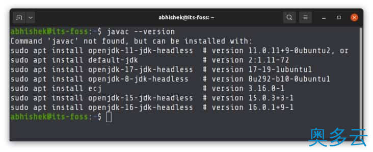 3、如何在 Ubuntu Linux 中正确地设置 JAVA_HOME 变量 - 奥多云