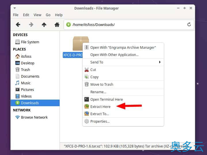 3、如何在使用 Xfce 桌面环境的 Xubuntu 上安装主题 - 奥多云