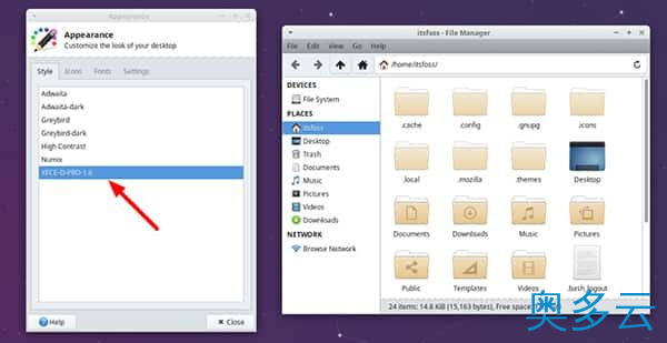 7、如何在使用 Xfce 桌面环境的 Xubuntu 上安装主题 - 奥多云