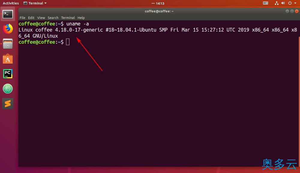 4、ubuntu系统怎么查看版本? Linux查看系统版本信息的技巧 - 奥多云