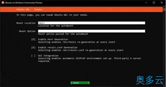4、Ubuntu on Windows社区预览版发布：专为测试WSL新功能 - 奥多云