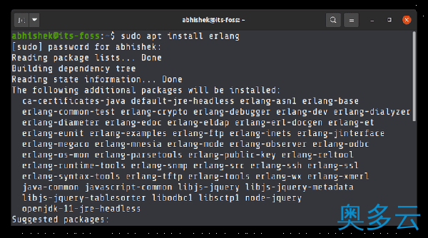 2、如何在 Ubuntu Linux 上安装最新的 Erlang - 奥多云