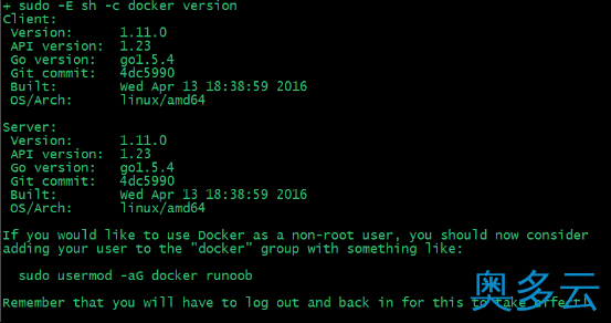 4、Ubuntu Docker 安装教程 - 奥多云