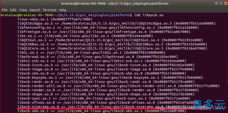 5、Ubuntu18.04下解决Qt出现qt.qpa.plugin:Could not load the Qt platform plugin “xcb“问题 - 奥多云