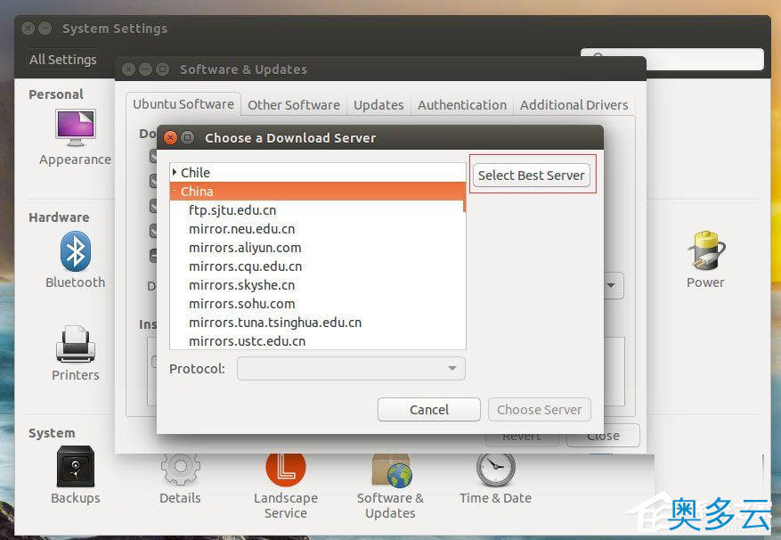 7、Ubuntu系统怎么设置中文语言？Ubuntu系统设置中文语言的方法 - 奥多云