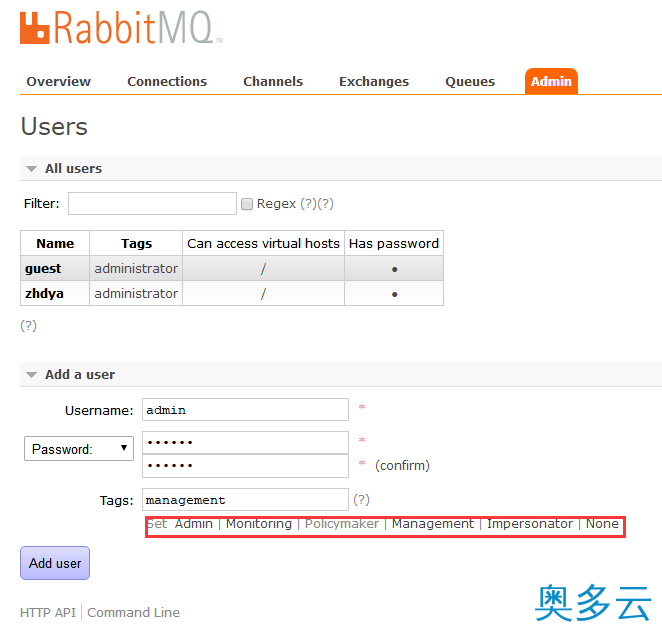 2、CentOs 7.3中搭建RabbitMQ 3.6单机多实例服务的步骤与使用 - 奥多云