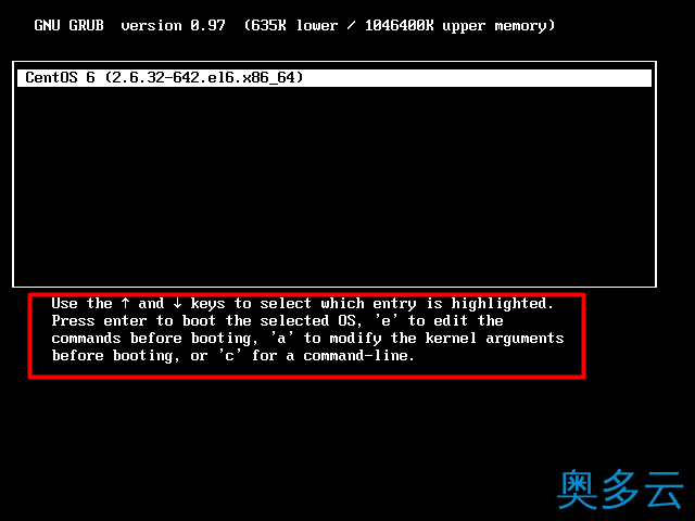 2、CentOS6.8单用户模式如何修改密码 - 奥多云
