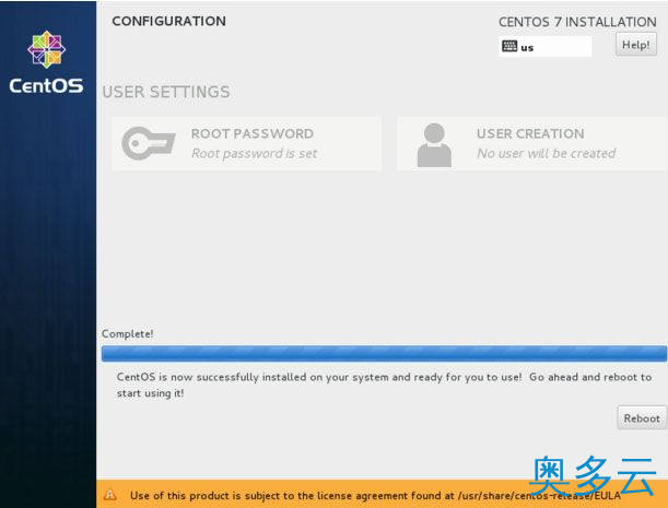 17、CentOS7 mini的安装和静态ip设置教程 - 奥多云