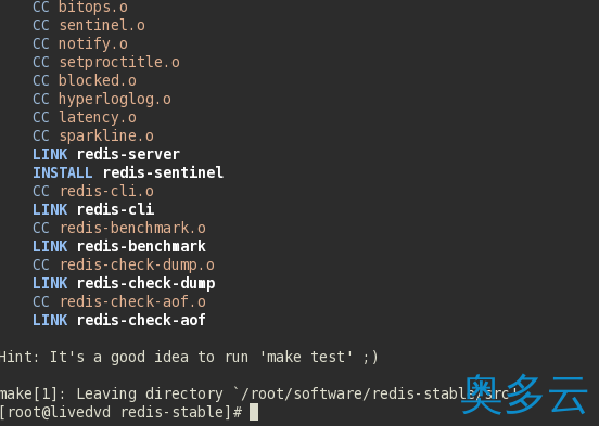 5、CentOS6.5下Redis安装与配置详细步骤 - 奥多云