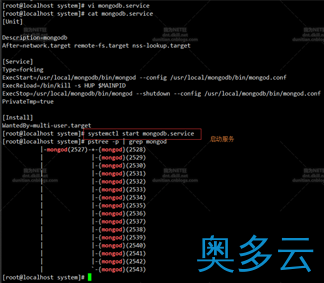 25、CentOS 安装 Mongodb详解（在线和离线） - 奥多云