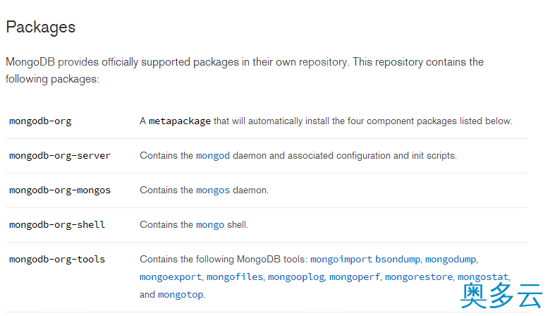 31、CentOS 安装 Mongodb详解（在线和离线） - 奥多云