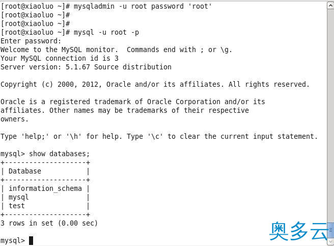 4、Linux学习之CentOS(十三)--CentOS6.4下Mysql数据库的安装与配置的详细方法 - 奥多云