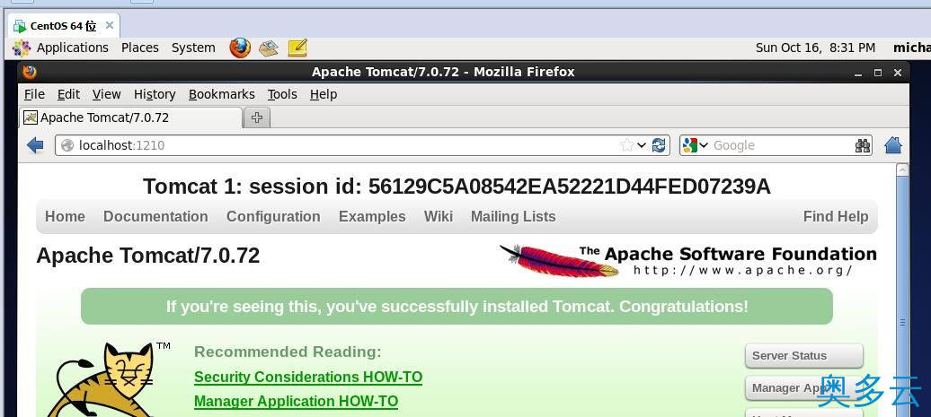 3、CentOS6.5下Tomcat7 Nginx Redis配置步骤教程详解 - 奥多云