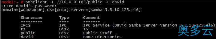 30、CentOS 6.3下Samba服务器的安装与配置 - 奥多云