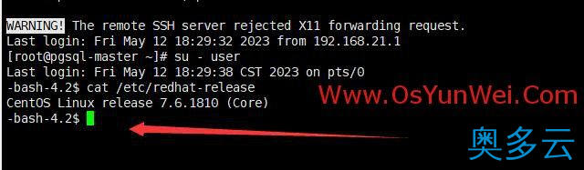 2、CentOS-7.x终端界面变成-bash-4.2$解决办法 - 奥多云