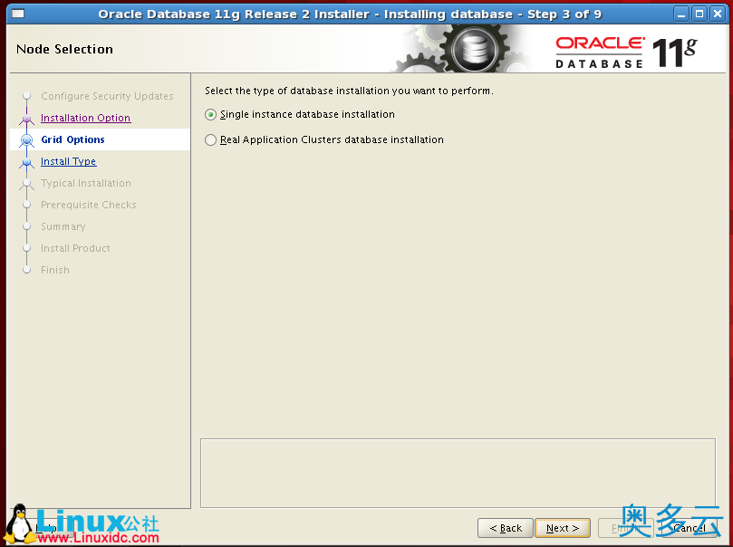 4、RedHat Linux5.5下Oracle 11g安装图解教程 - 奥多云