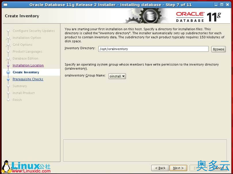 8、RedHat Linux5.5下Oracle 11g安装图解教程 - 奥多云