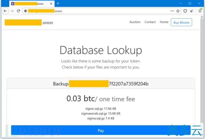 3、勒索失败后，黑客在暗网售卖85000个MySQL数据库 - 奥多云