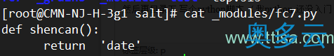 saltstatck module和grains讲解