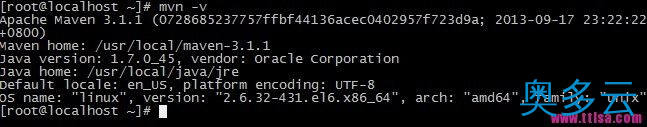 linux下安装maven 2、linux下安装maven - 奥多云