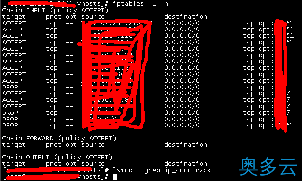 2、ip_conntrack table full dropping packet解决方案 - 奥多云
